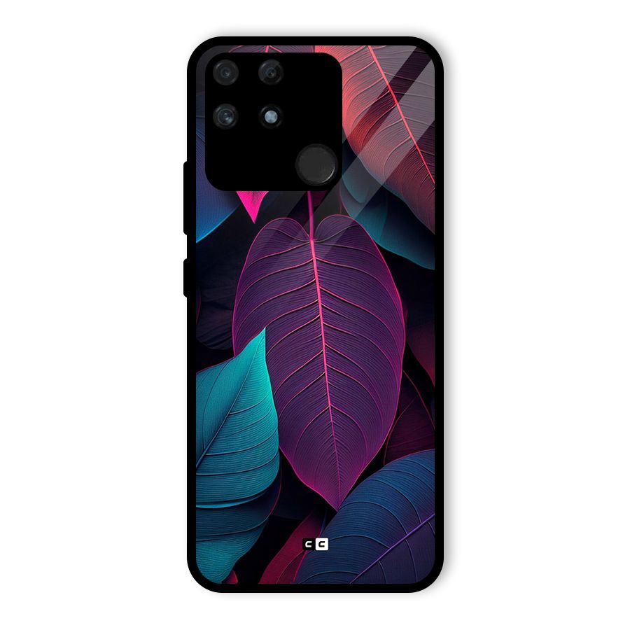 Wow Leaves Glass Back Case for Realme Narzo 50A