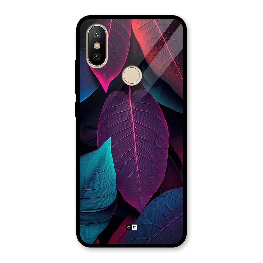 Wow Leaves Glass Back Case for Redmi A2