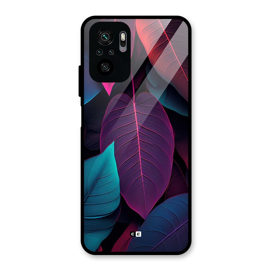 Wow Leaves Glass Back Case for Redmi Note 10S