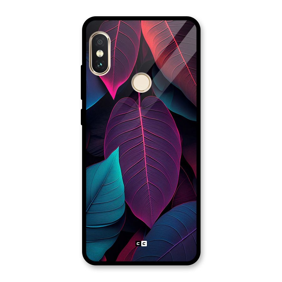 Wow Leaves Glass Back Case for Redmi Note 5 Pro