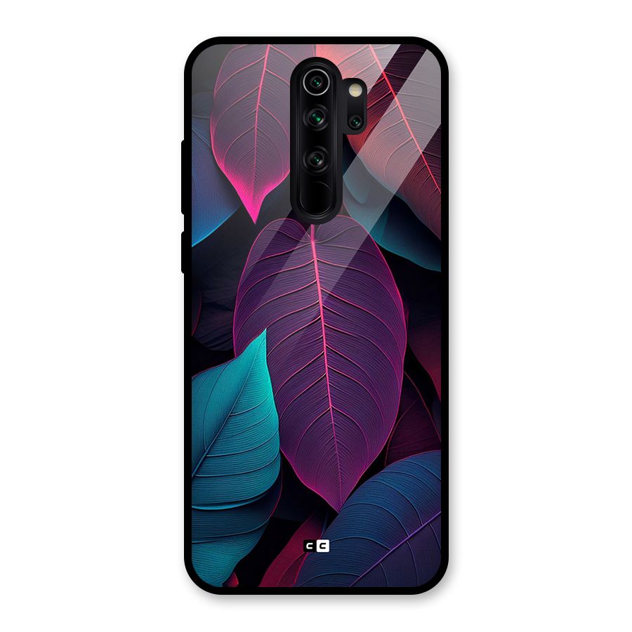 Wow Leaves Glass Back Case for Redmi Note 8 Pro