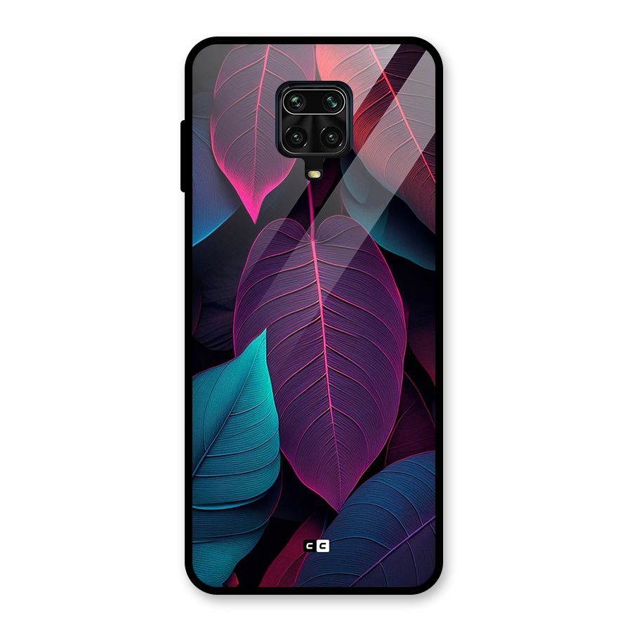 Wow Leaves Glass Back Case for Redmi Note 9 Pro