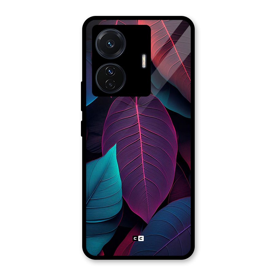 Wow Leaves Glass Back Case for Vivo T1 Pro