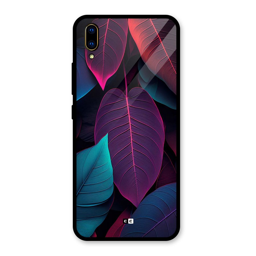 Wow Leaves Glass Back Case for Vivo V11 Pro