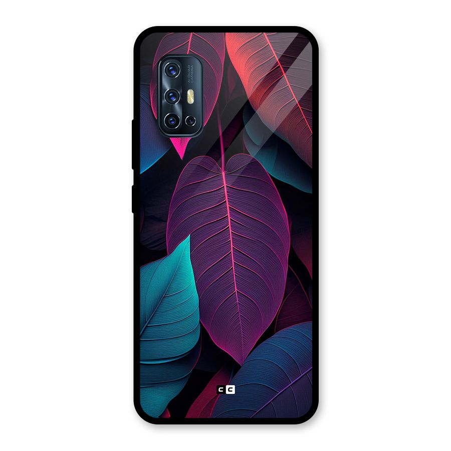 Wow Leaves Glass Back Case for Vivo V17