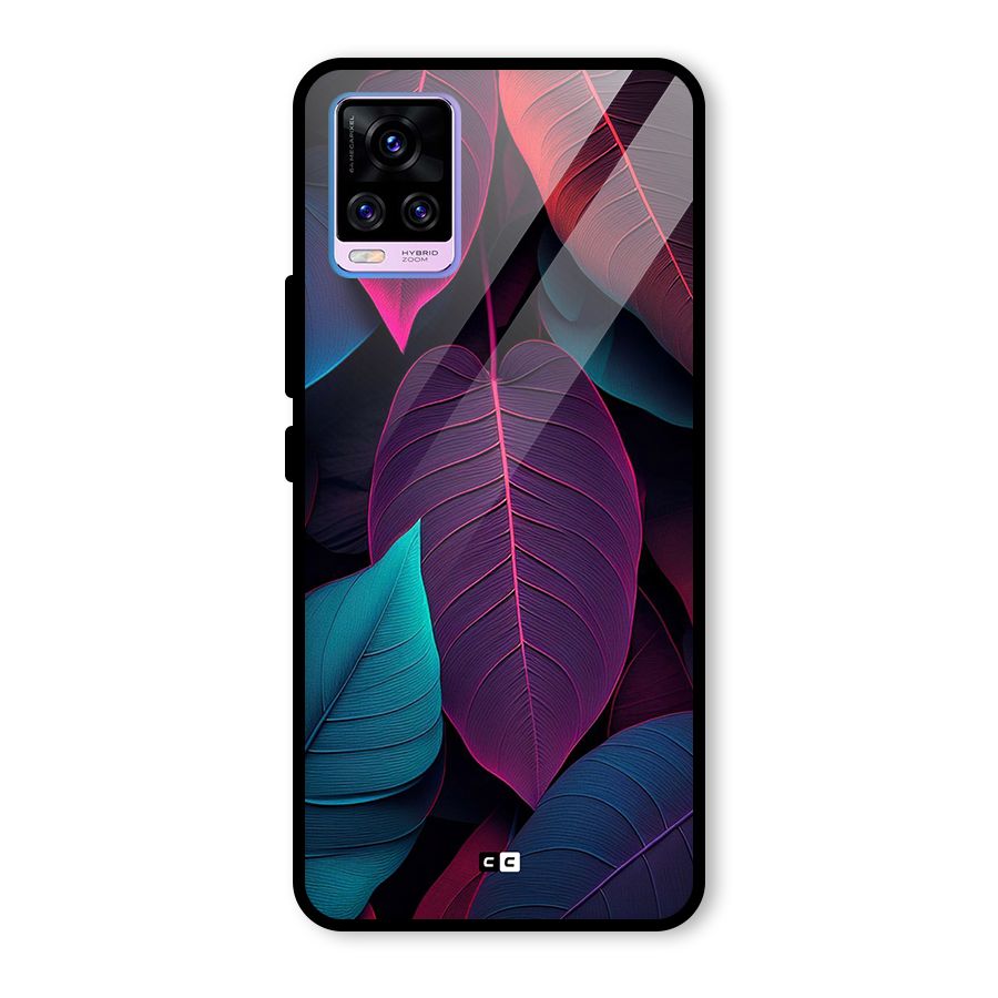 Wow Leaves Glass Back Case for Vivo V20 Pro