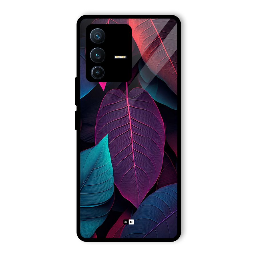 Wow Leaves Glass Back Case for Vivo V23 Pro
