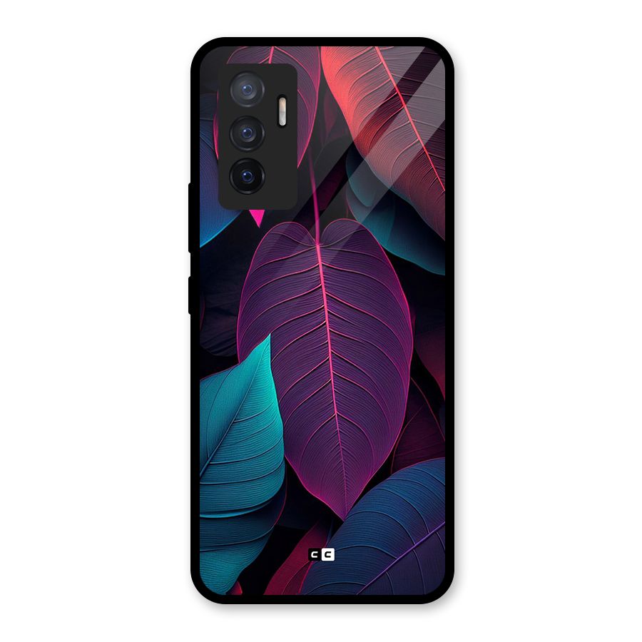 Wow Leaves Glass Back Case for Vivo V23e