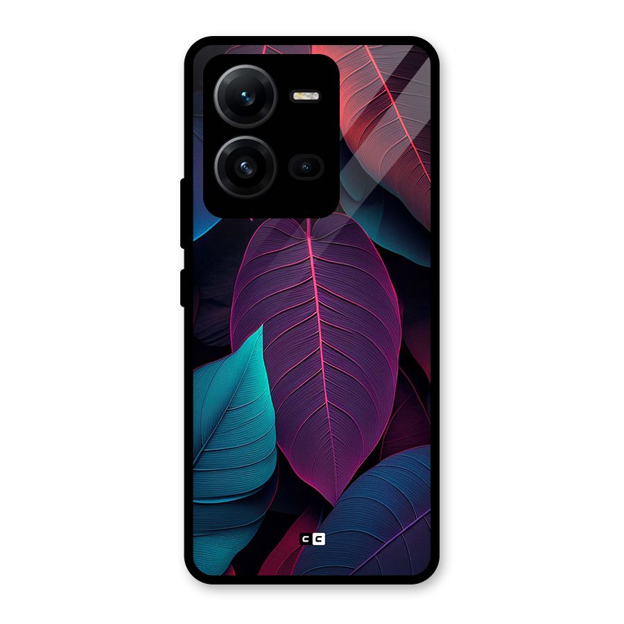 Wow Leaves Glass Back Case for Vivo V25