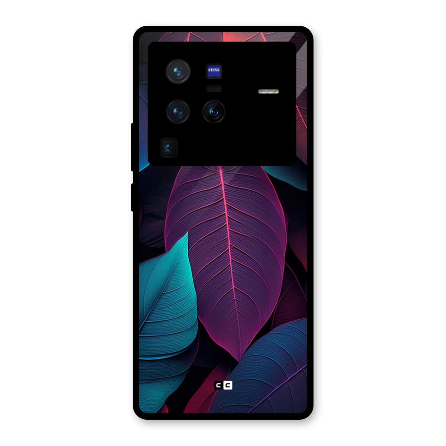 Wow Leaves Glass Back Case for Vivo X80 Pro