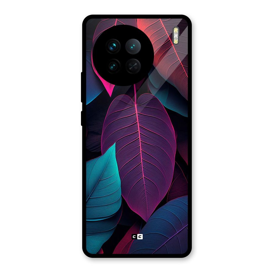 Wow Leaves Glass Back Case for Vivo X90