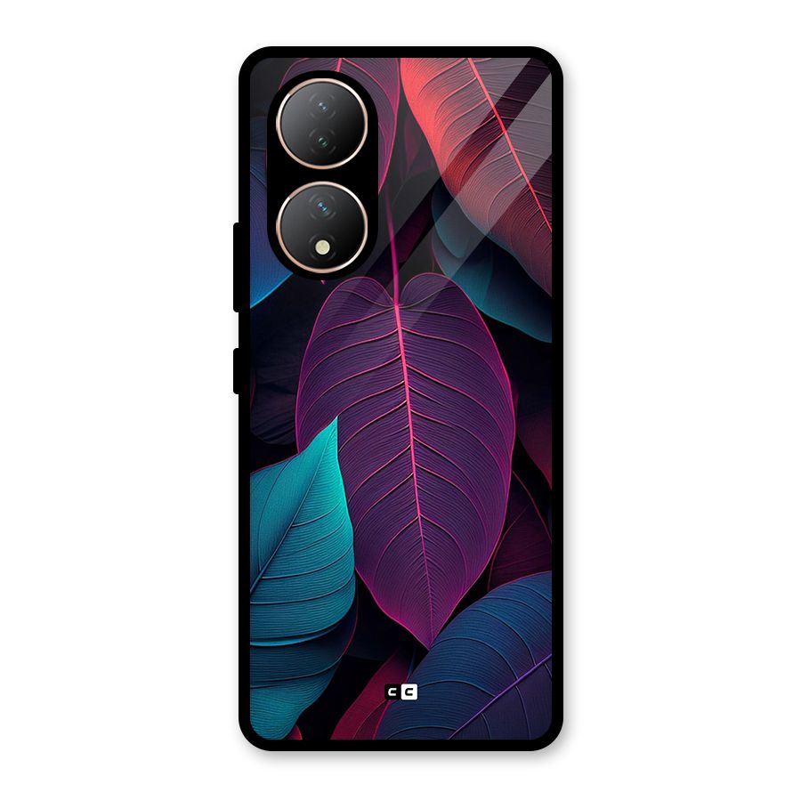 Wow Leaves Glass Back Case for Vivo Y100
