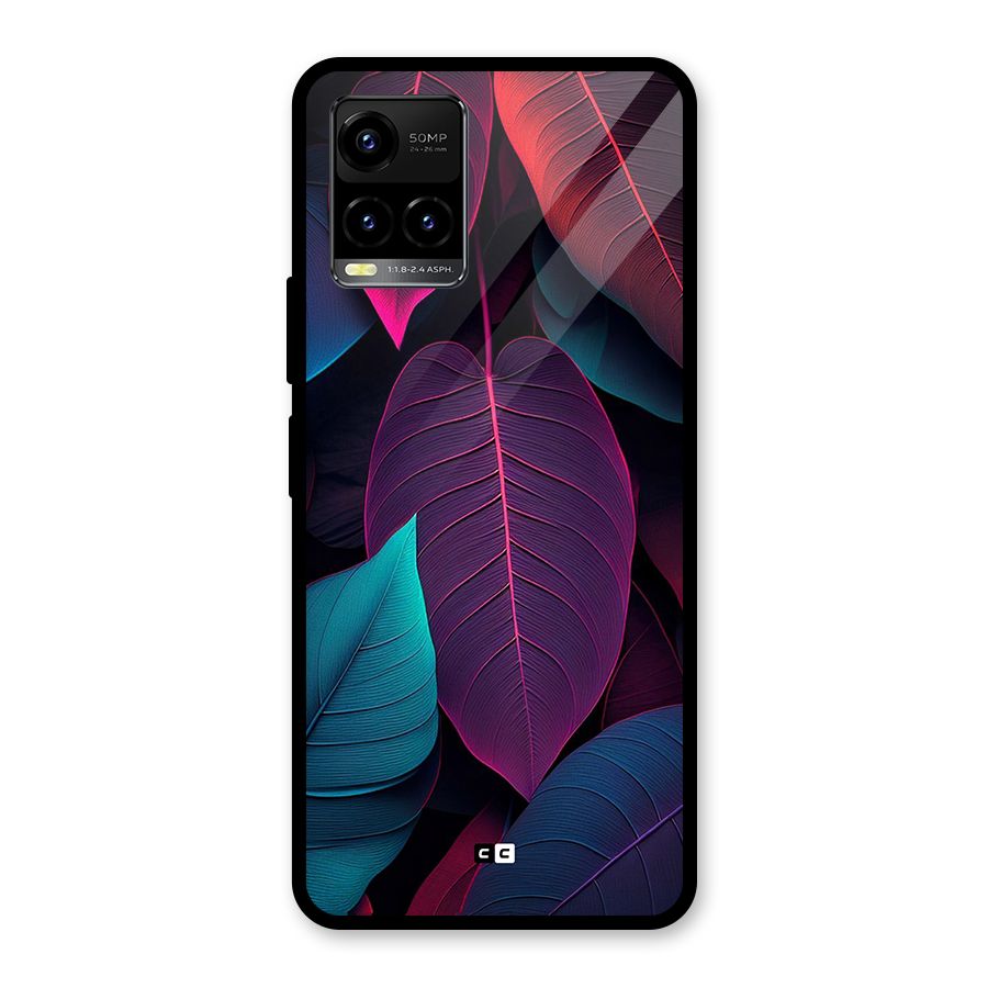 Wow Leaves Glass Back Case for Vivo Y21A