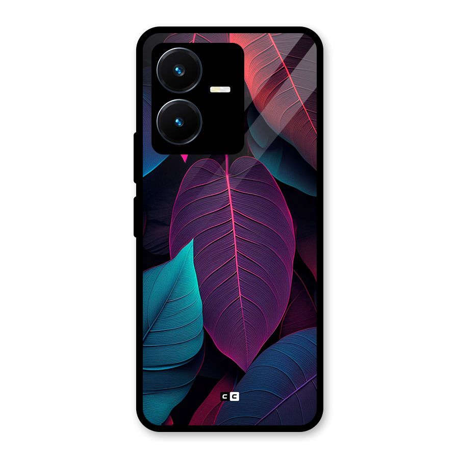 Wow Leaves Glass Back Case for Vivo Y22