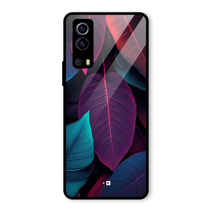Wow Leaves Glass Back Case for Vivo iQOO Z3