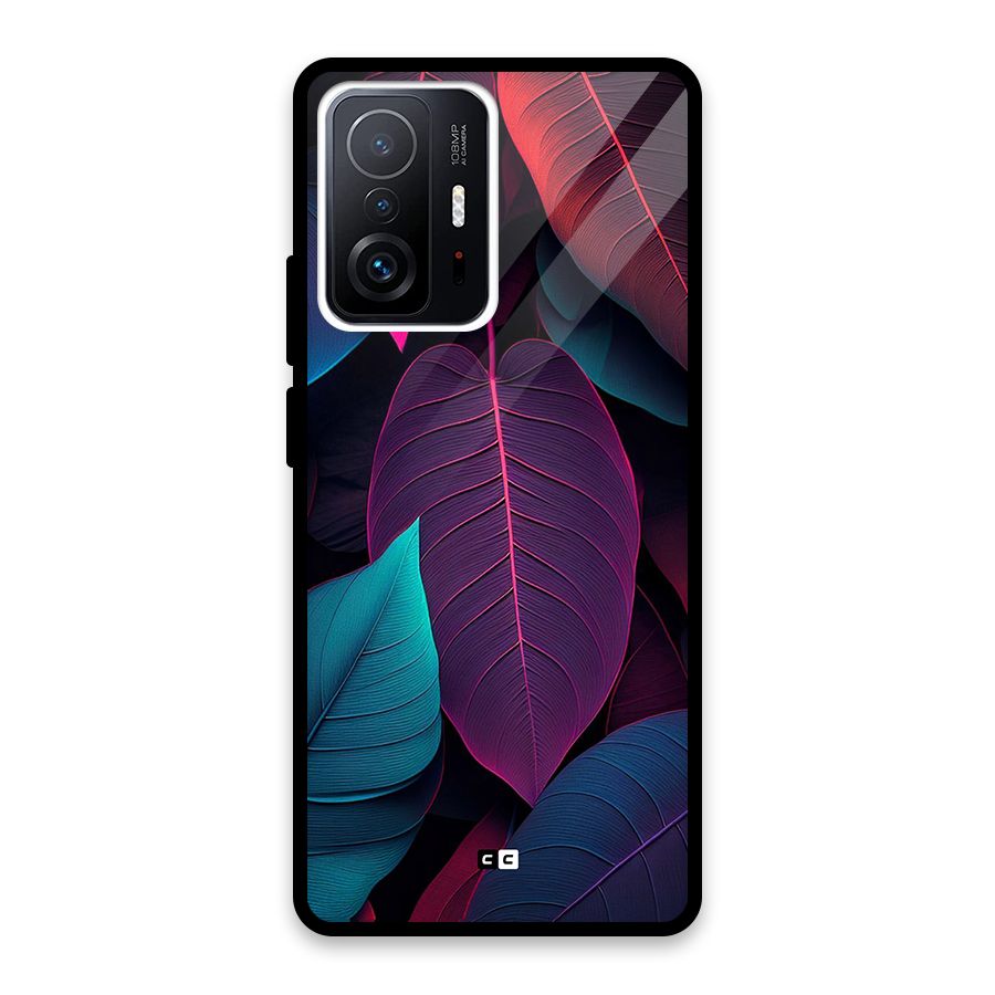 Wow Leaves Glass Back Case for Xiaomi 11T Pro