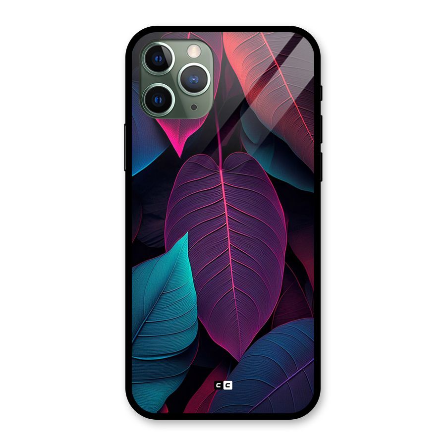 Wow Leaves Glass Back Case for iPhone 11 Pro