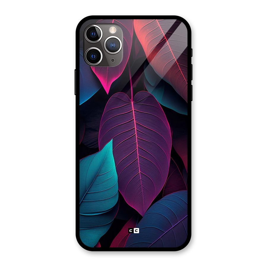 Wow Leaves Glass Back Case for iPhone 11 Pro Max
