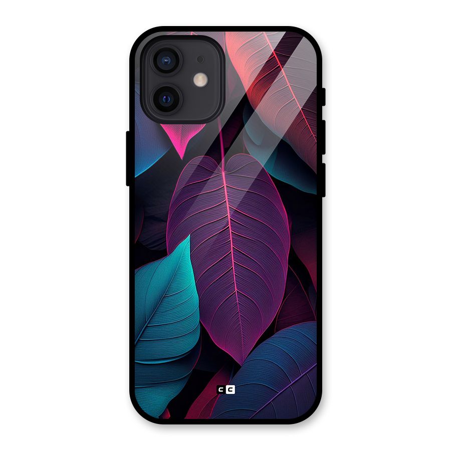 Wow Leaves Glass Back Case for iPhone 12