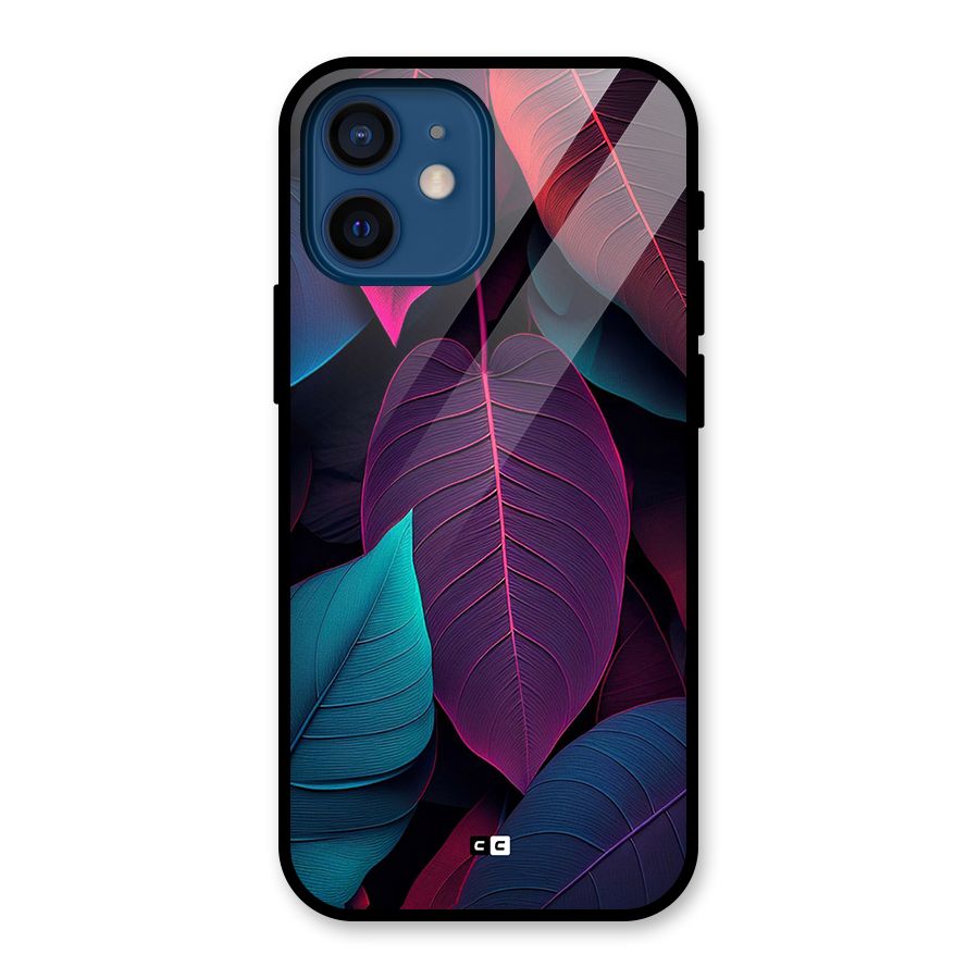Wow Leaves Glass Back Case for iPhone 12 Mini