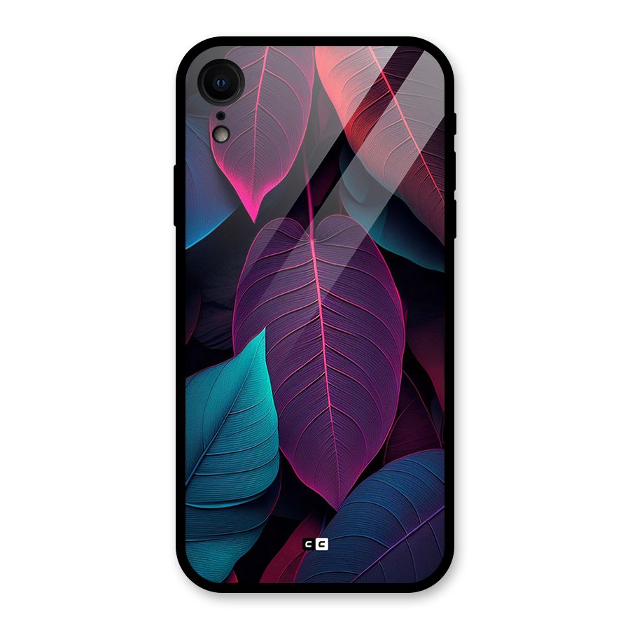 Wow Leaves Glass Back Case for iPhone XR