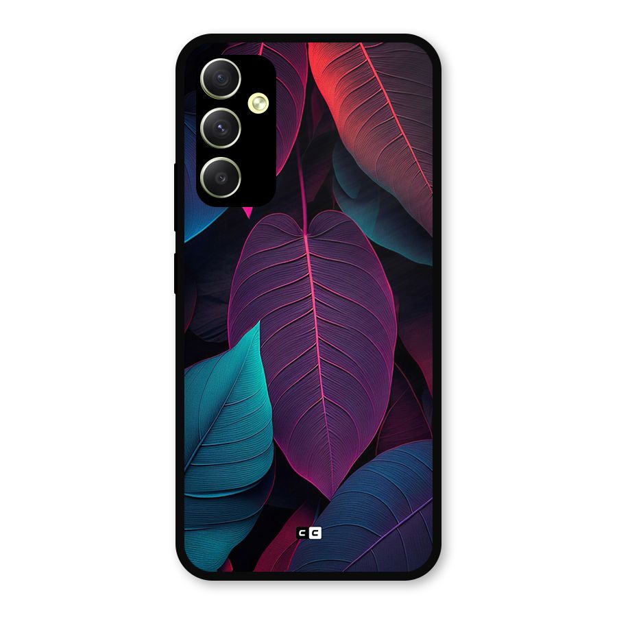 Wow Leaves Metal Back Case for Galaxy A34