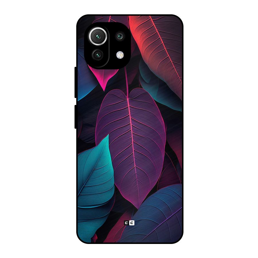 Wow Leaves Metal Back Case for Mi 11 Lite