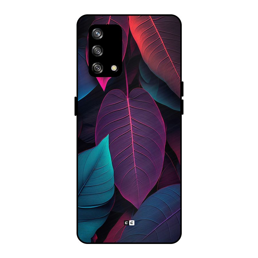 Wow Leaves Metal Back Case for Oppo F19