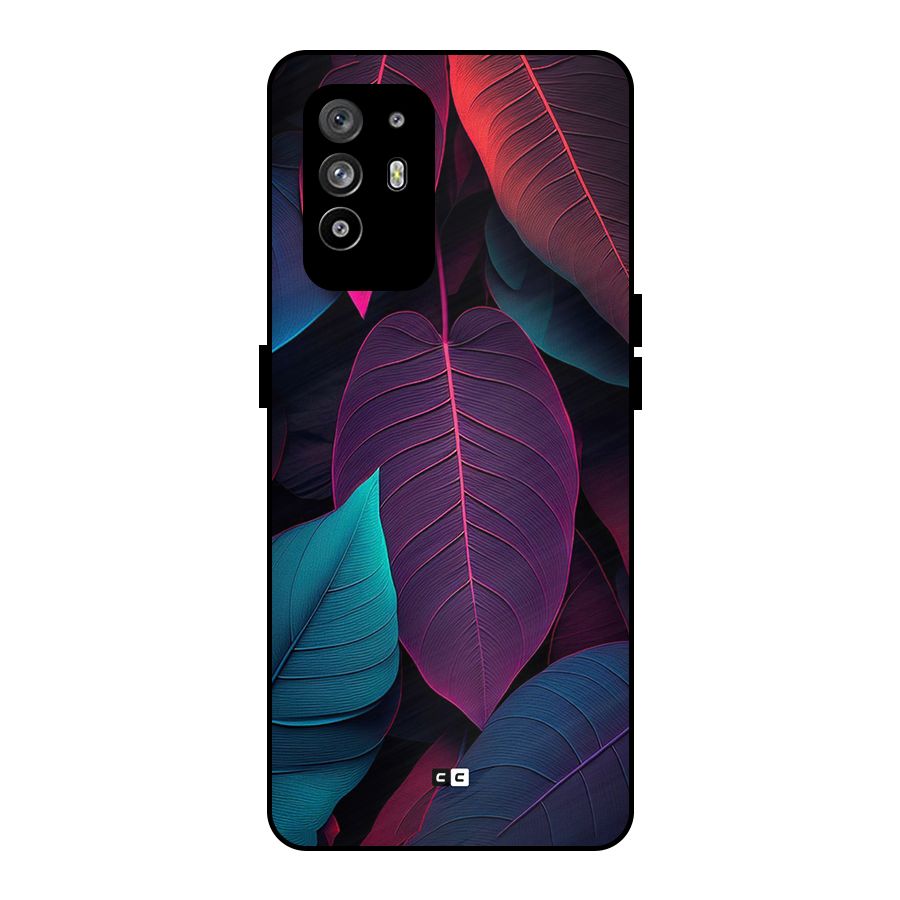 Wow Leaves Metal Back Case for Oppo F19 Pro Plus 5G