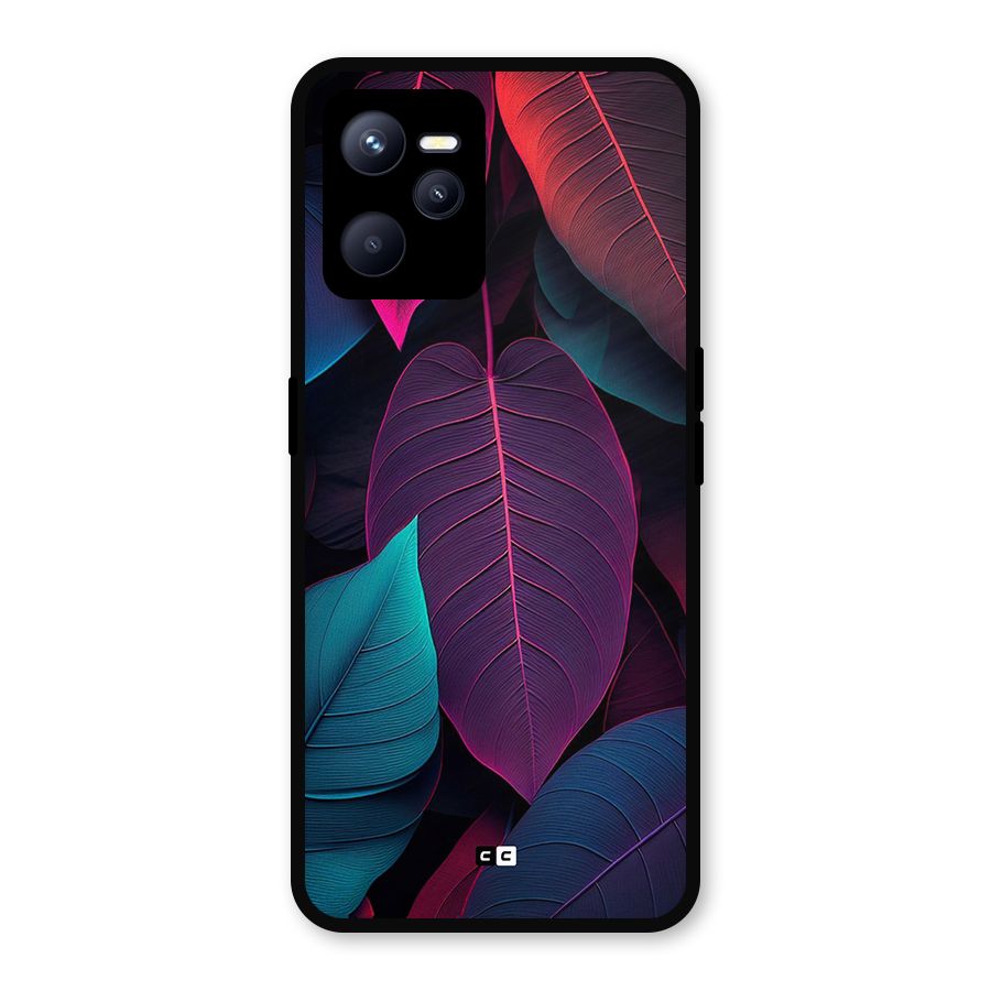 Wow Leaves Metal Back Case for Realme C35