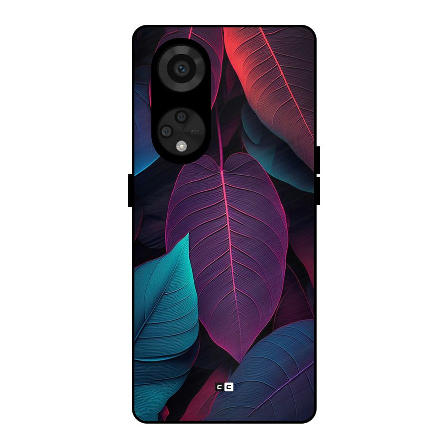 Wow Leaves Metal Back Case for Reno8 T 5G