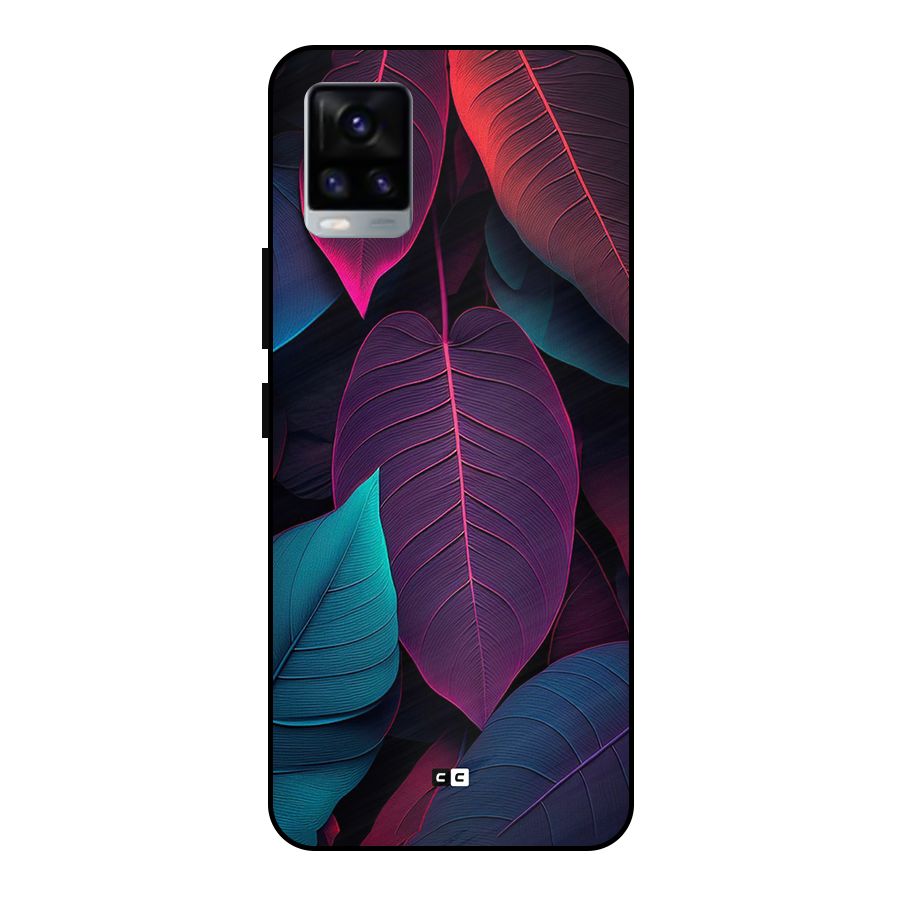 Wow Leaves Metal Back Case for Vivo V20 2021