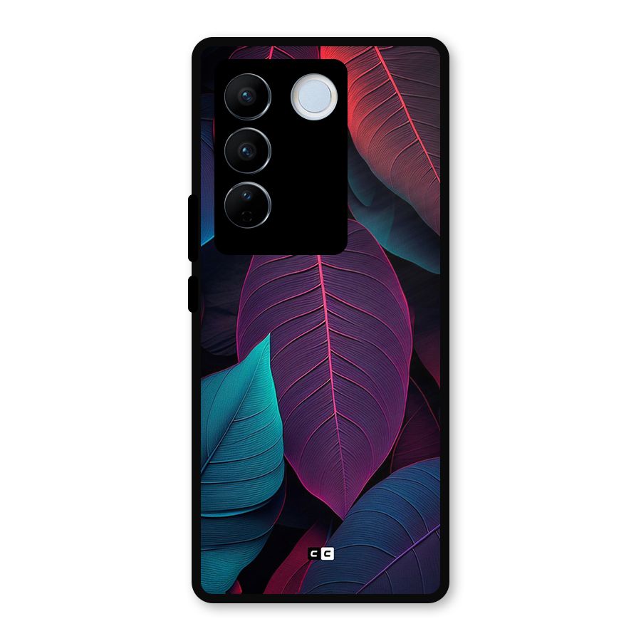 Wow Leaves Metal Back Case for Vivo V27