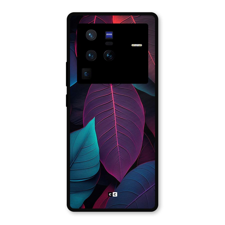 Wow Leaves Metal Back Case for Vivo X80 Pro