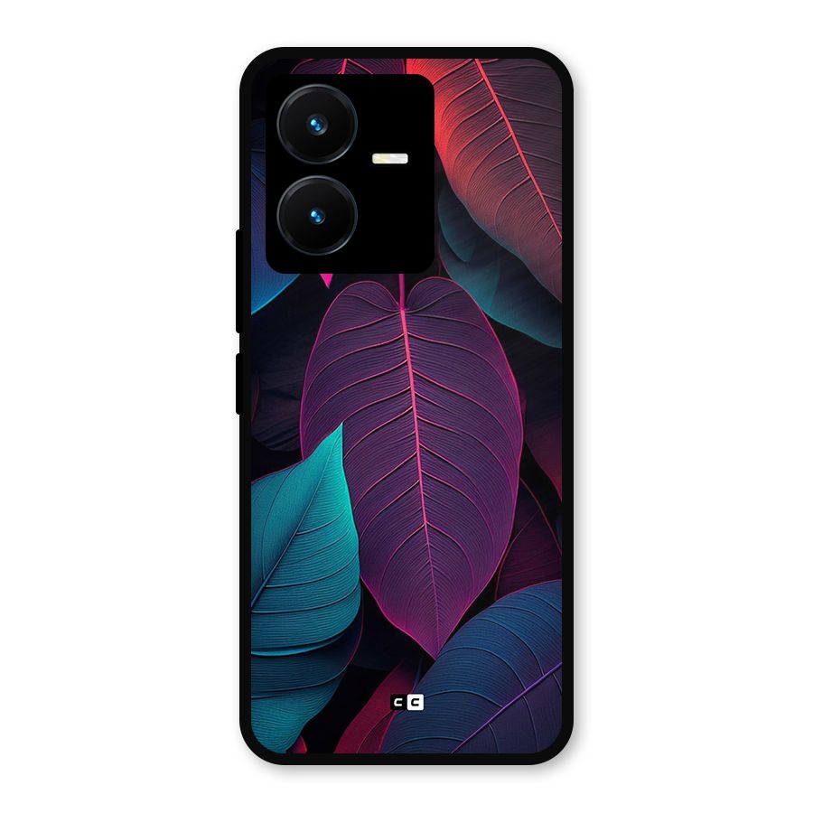 Wow Leaves Metal Back Case for Vivo Y22