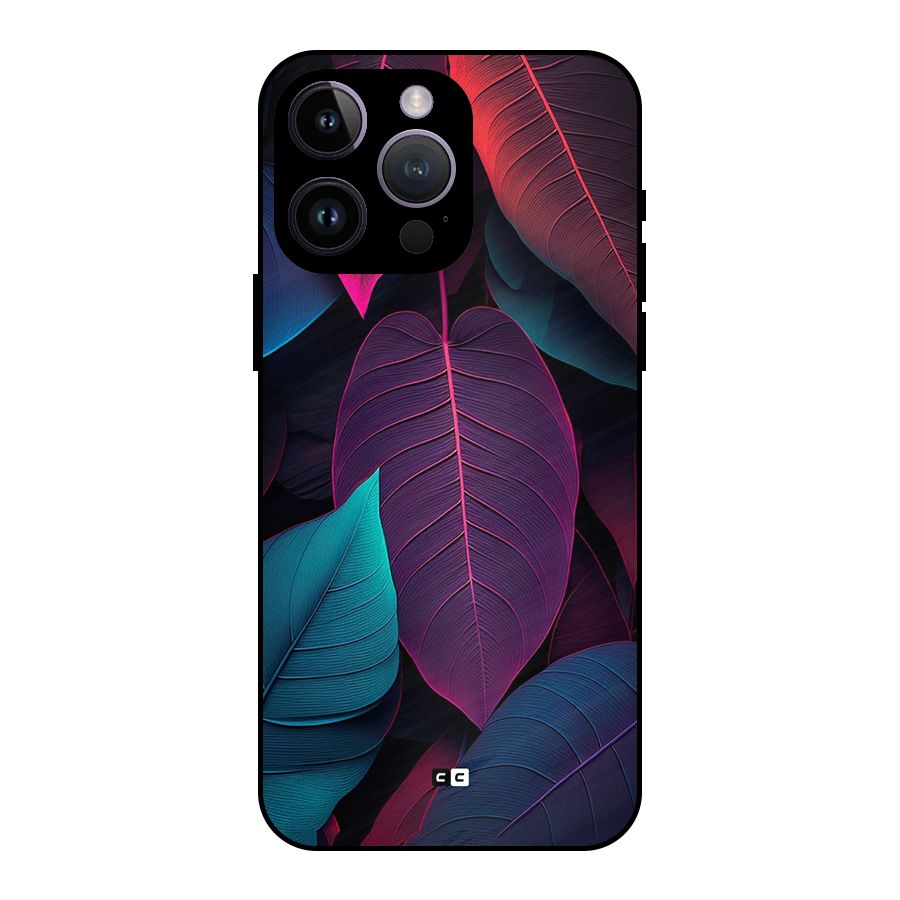 Wow Leaves Metal Back Case for iPhone 14 Pro Max