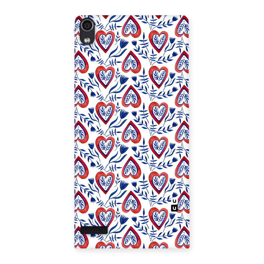 Wrapping Hearts Pattern Back Case for Ascend P6