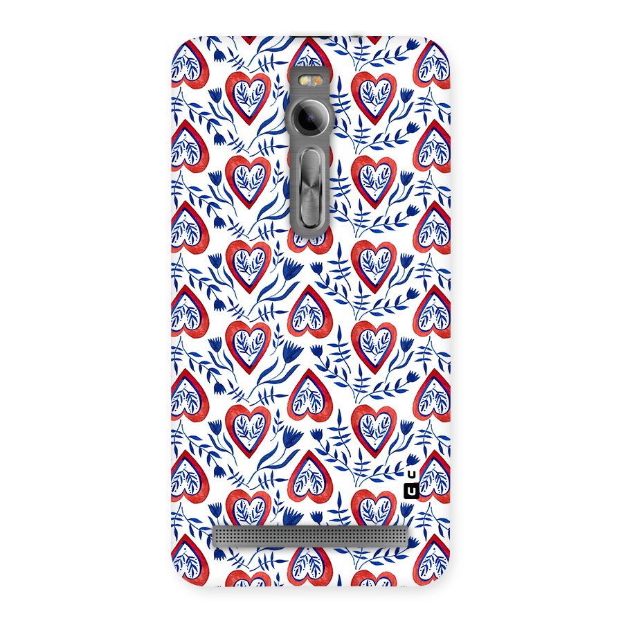 Wrapping Hearts Pattern Back Case for Asus Zenfone 2