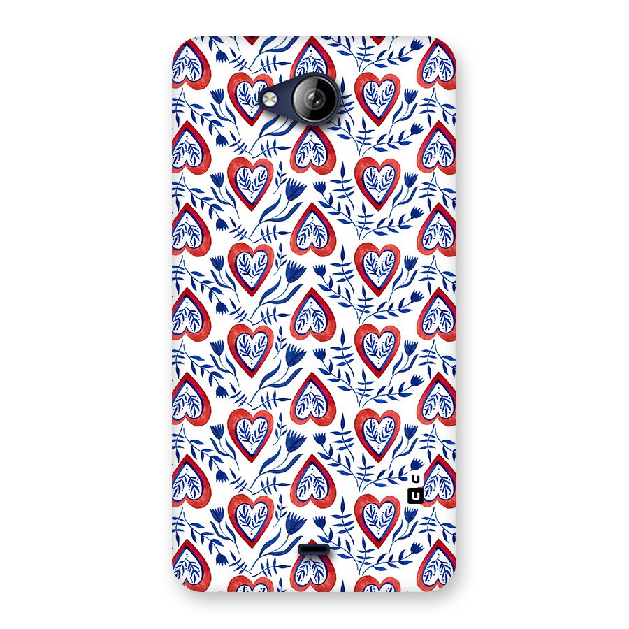 Wrapping Hearts Pattern Back Case for Canvas Play Q355