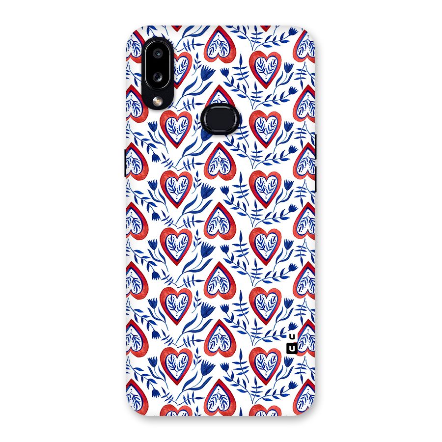 Wrapping Hearts Pattern Back Case for Galaxy A10s