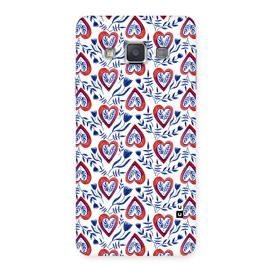 Wrapping Hearts Pattern Back Case for Galaxy A3