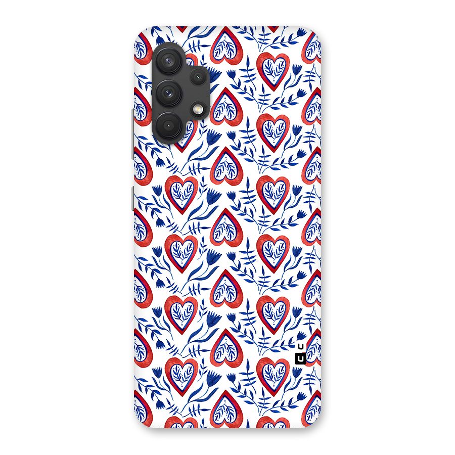 Wrapping Hearts Pattern Back Case for Galaxy A32