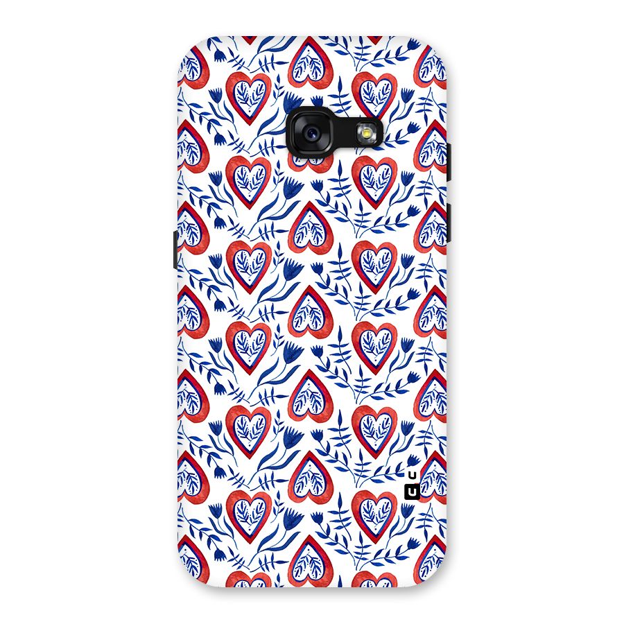 Wrapping Hearts Pattern Back Case for Galaxy A3 (2017)