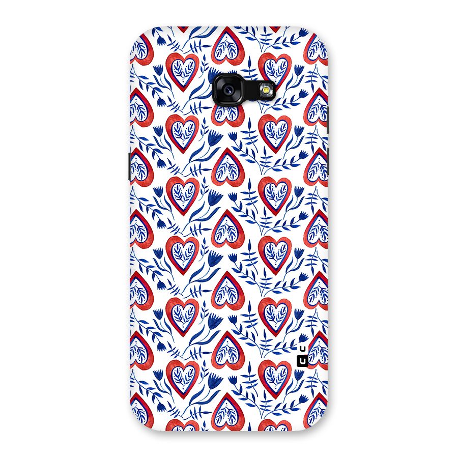 Wrapping Hearts Pattern Back Case for Galaxy A5 2017
