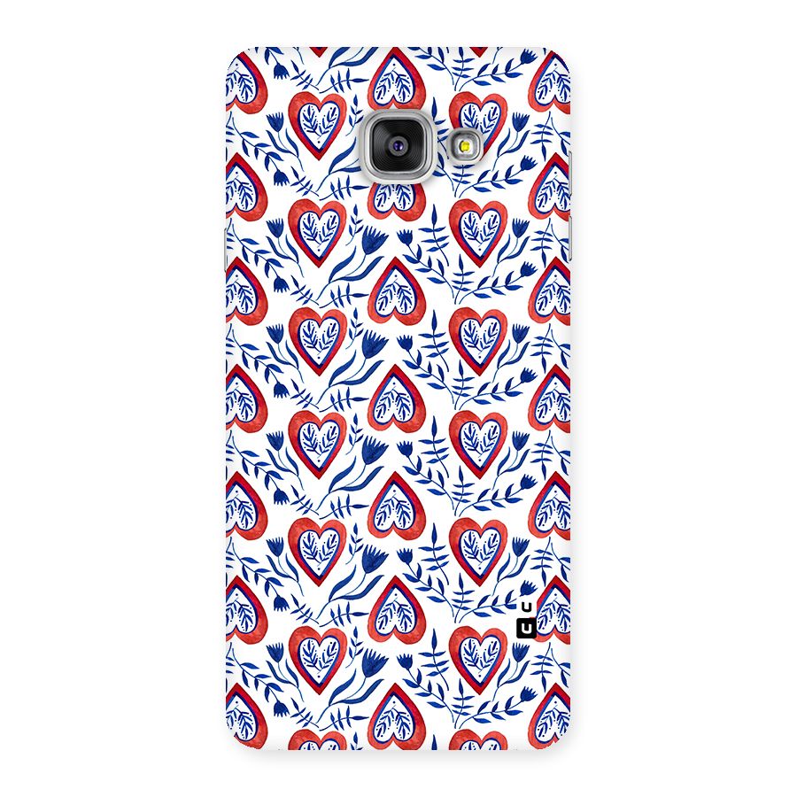 Wrapping Hearts Pattern Back Case for Galaxy A7 2016