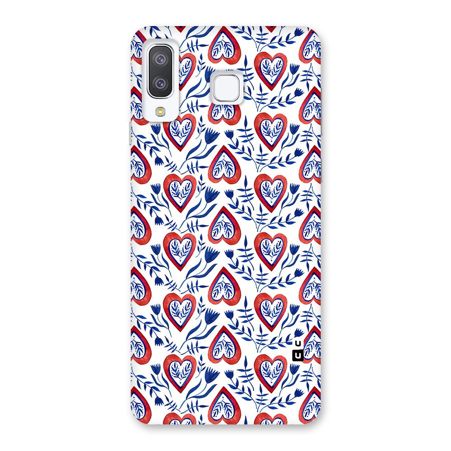 Wrapping Hearts Pattern Back Case for Galaxy A8 Star
