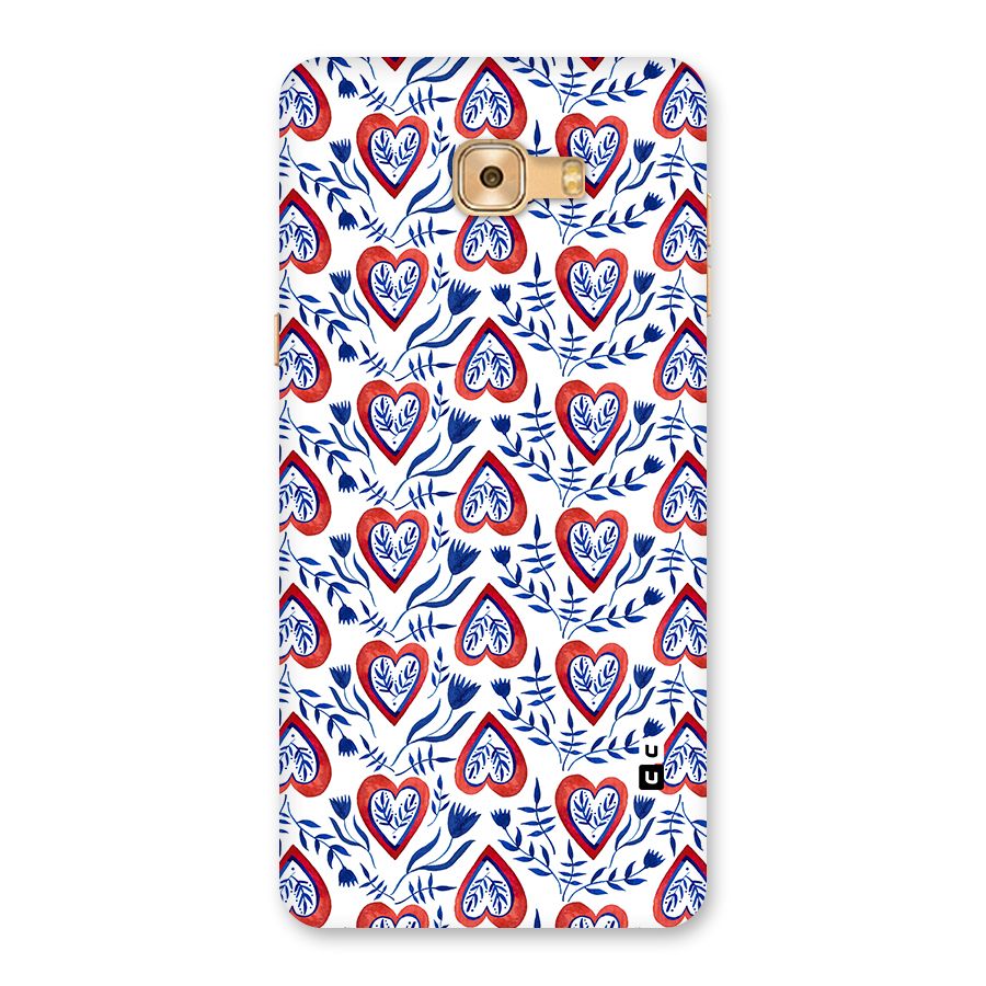 Wrapping Hearts Pattern Back Case for Galaxy C9 Pro