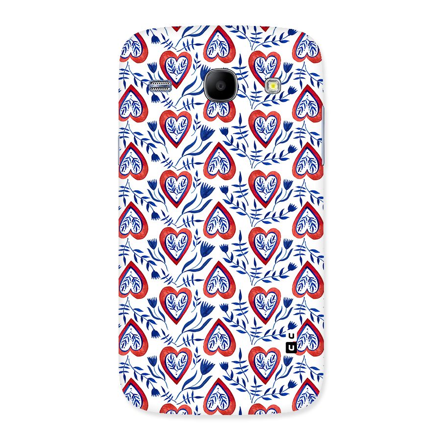 Wrapping Hearts Pattern Back Case for Galaxy Core