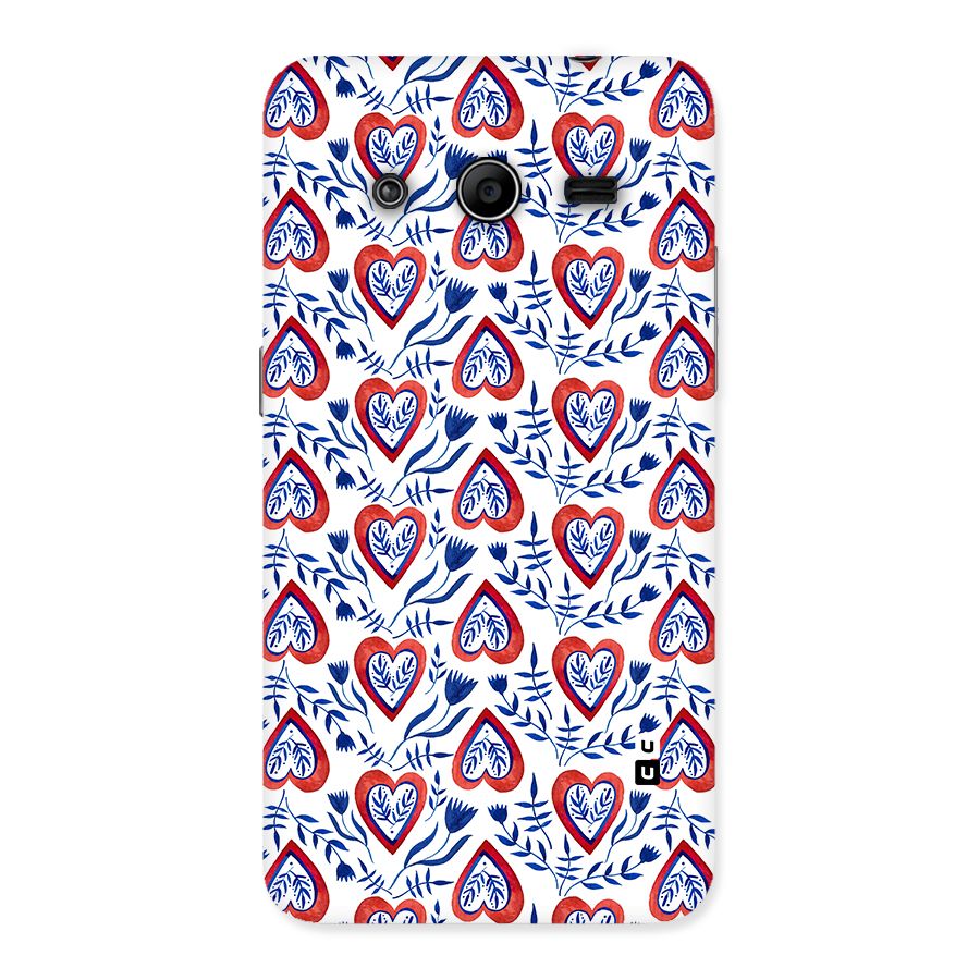 Wrapping Hearts Pattern Back Case for Galaxy Core 2