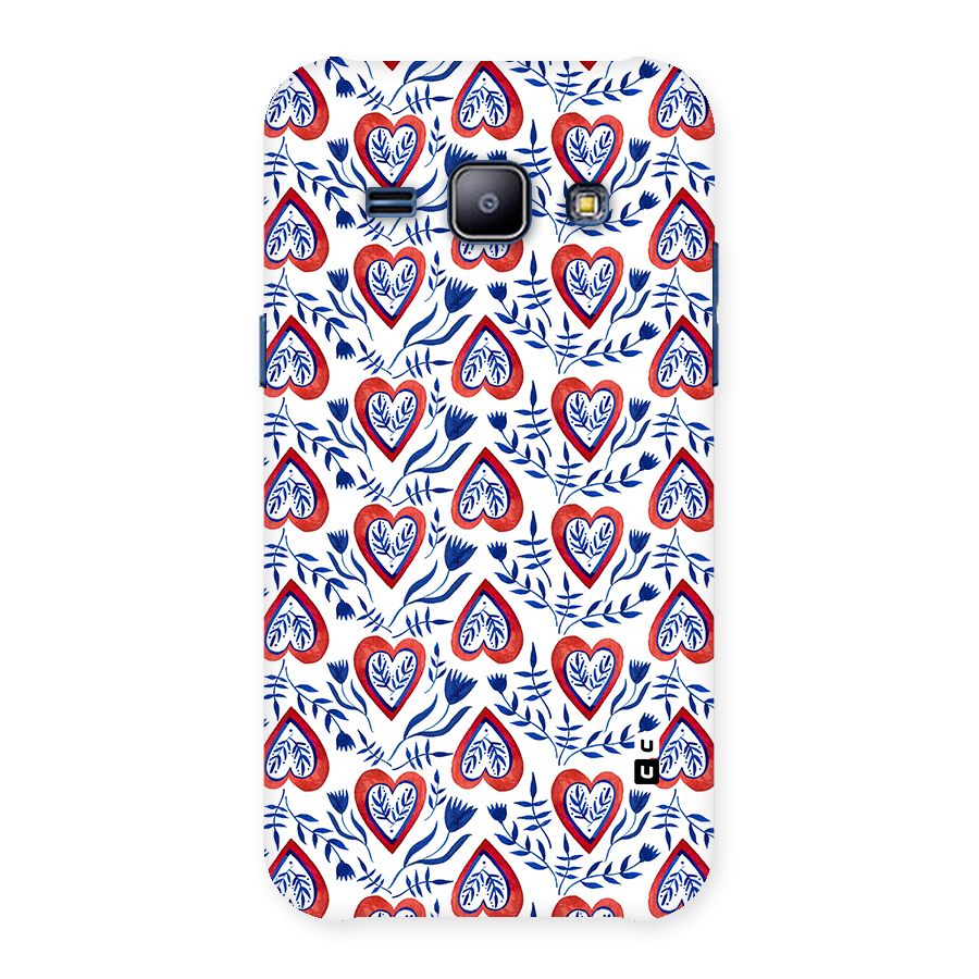 Wrapping Hearts Pattern Back Case for Galaxy J1